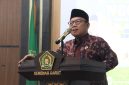 Kepala Kemenag Kabupaten Garut H. Hamzah Rukmana menyampaikan arahan dalam Ngopi Pagi bersama penyuluh agama, Kamis, 10 September 2026
