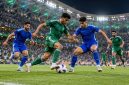 Arab Saudi menang 1-0 atas Kuwait pada laga Grup A Piala Teluk 27 di Stadion Al-Inma, Jeddah.