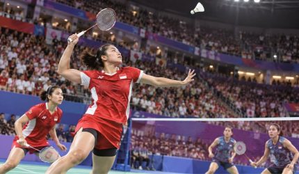 Tim badminton putri Indonesia di Asian Games 2026