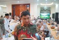 Bupati Garut Abdusy Syakur Amin menghadiri rapat koordinasi terkait program khusus pemerintah untuk bioethanol di Jakarta Selatan, Senin (21/9/2026).
