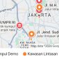 Titik lokasi Aksi buruh di Jakarta pada Kamis, 24 September 2026 (google maps)