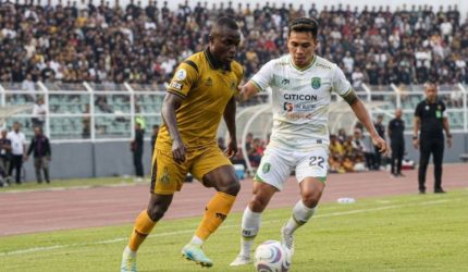 Dewa United menghadapi Bhayangkara FC pada BRI Super League 2026/2027