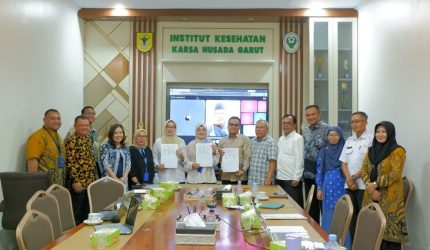 Pertemuan Dinkes Garut, SID, dan IKKHG membahas program DED dan Layanan Bunda Hebat