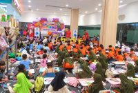 Sebanyak 263 anak mengikuti lomba mewarnai Fun Coloring Fruitcity Garut di Atrium Citimall Garut, Sabtu (12/9/2026).