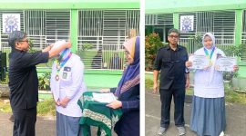 Vanisa Anggraeni, siswa kelas X AK SMK Muhammadiyah Garut yang meraih medali emas OSSN tingkat nasional. (Dok. SMK Muhammadiyah Garut)