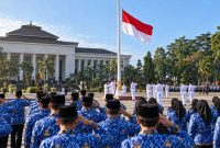  upacara peringatan Hari Kesaktian Pancasila pada 1 Oktober.Ilustrasi