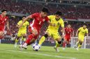 Timnas Indonesia bersiap menghadapi Malaysia pada matchday kedua Grup A FIFA ASEAN Cup 2026 di SUGBK.(Ilustrasi)