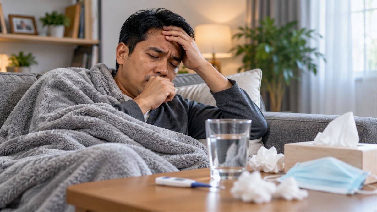 virus Influenza A yang dapat menyebabkan infeksi saluran pernapasan. ILUSTRASI