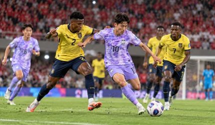Korea Selatan menang 3-0 atas Ekuador dalam pertandingan persahabatan FIFA Matchday di Suwon.