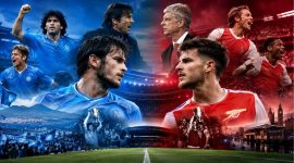 Duel Napoli vs Arsenal di Liga Champions UEFA (Ilustrasi Warta Garut)