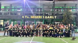 Pasukan Penembak Jitu dan Pasukan Nezha MTsN 1 Garut meraih sejumlah penghargaan dalam LKBB Madagaskar 2026 se-Jawa Barat