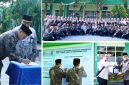 MAN 1 Garut melaksanakan deklarasi anti korupsi yang diikuti siswa, guru dan tenaga kependidikan, Jumat (4/9/2026).