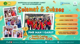 PMR MAN 1 Garut meraih lima penghargaan dalam Youth Center Competition 2026.