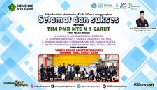 Tim PMR MTsN 1 Garut meraih empat prestasi dalam Youth Cross Competition (YCC) tingkat Kabupaten Garut 2026.