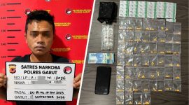 Barang Bukti Dugaan Peredaran Obat Keras di Malangbong