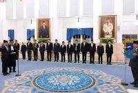 Suahasil Nazara dilantik sebagai Menteri Keuangan menggantikan Purbaya Yudhi Sadewa pada 14 September 2026. (FB: Kementerian Sekretariat Negara RI)