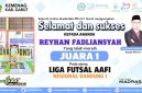 Reyhan Fadliansyah, siswa MTsN 1 Garut, meraih Juara 1 Liga Futsal AAFI Regional Bandung 1.