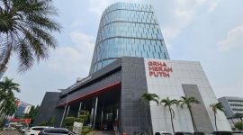 Gedung Graha Merah Putih milik Telkom yang direncanakan dimanfaatkan BGN melalui skema sewa
