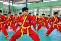 SMK Muhammadiyah Garut meningkatkan latihan sebagai persiapan menghadapi Kejurda Tapak Suci 2026.(Ilustrasi)