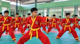 SMK Muhammadiyah Garut meningkatkan latihan sebagai persiapan menghadapi Kejurda Tapak Suci 2026.(Ilustrasi)