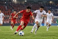 pertandingan Vietnam vs Filipina pada FIFA ASEAN Cup 2026 di Stadion Si Jalak Harupat.(Ilustrasi)