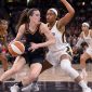 Las Vegas Aces defeated Indiana Fever 102-85 in Game 1 of the 2026 WNBA Playoffs first round.(illustration)