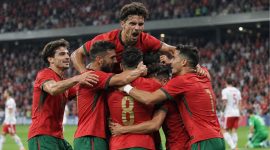 Portugal menang 4-2 atas Denmark dalam matchday 3 Grup A4 UEFA Nations League di Stadion Parken, Kopenhagen.(Ilustrasi Warta Garut)