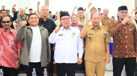 Dialog Multikultural yang mempertemukan tokoh lintas agama dan unsur pemerintah di Gedung Pendopo Kabupaten Garut, 13 Agustus 2026.