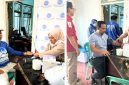 DPC Partai Demokrat Kabupaten Garut menggelar kegiatan donor darah bersama PMI Kabupaten Garut di Kantor DPC Partai Demokrat, Desa Jayaraga, Kecamatan Tarogong Kidul, Rabu (14/10/2026).