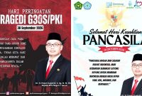 semangat persatuan dan gotong royong dalam momentum Hari Kesaktian Pancasila, 1 Oktober 2026.