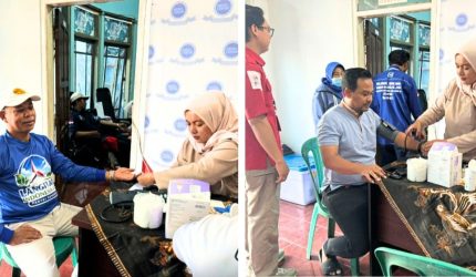Kegiatan donor darah DPC Partai Demokrat Kabupaten Garut dalam rangka HUT ke-25 pada 14 Oktober 2026.