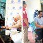 DPC Partai Demokrat Kabupaten Garut menggelar kegiatan donor darah bersama PMI Kabupaten Garut di Kantor DPC Partai Demokrat, Desa Jayaraga, Kecamatan Tarogong Kidul, Rabu (14/10/2026).