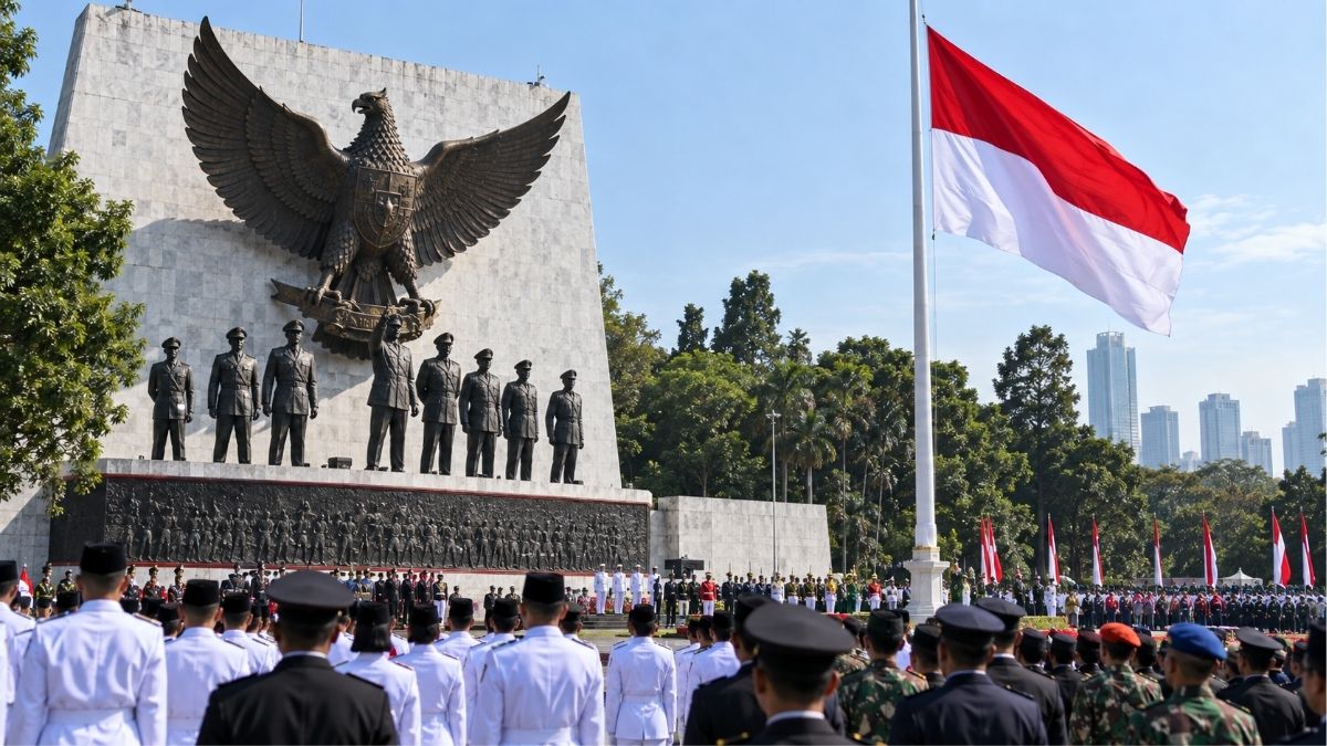 Upacara peringatan Hari Kesaktian Pancasila di Monumen Pancasila Sakti, Jakarta, Kamis (1/10/2026). (Ilustrasi Warta Garut)
