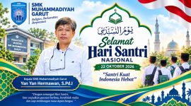 Ucapan Hari Santri Nasional 22 Oktober 2026 dari Kepala SMK Muhammadiyah Garut, Yan Yan Hermawan, S.Pd.I.