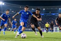 Ilustrasi Persib Bandung menghadapi Persik Kediri pada pekan kelima Super League 2026/2027 di Stadion Si Jalak Harupat, Kabupaten Bandung, Minggu (18/10/2026)