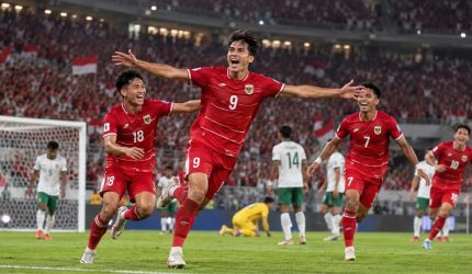 Timnas Indonesia merayakan kemenangan 9-2 atas Bangladesh di FIFA ASEAN Cup 2026