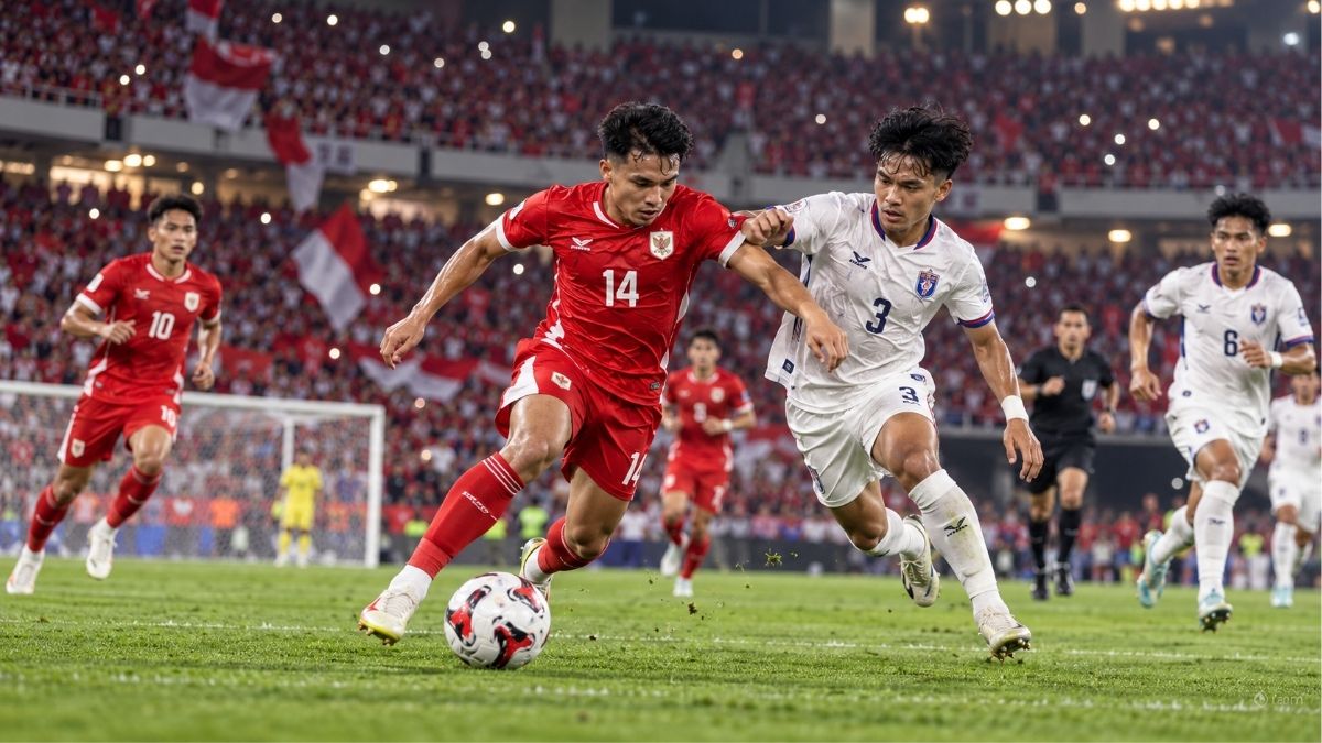 Timnas Indonesia menghadapi Thailand dalam final FIFA ASEAN Cup 2026 di Stadion Utama Gelora Bung Karno, Jakarta, Senin, 5 Oktober 2026.