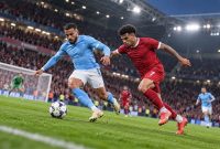 Ilustrasi pertandingan Premier League dalam rangkaian pekan keenam musim 2026/2027. Liverpool dijadwalkan menghadapi Manchester City pada Minggu, 11 Oktober 2026.