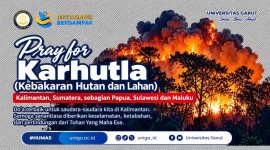 Civitas akademika Universitas Garut menyampaikan duka mendalam atas musibah karhutla dan mendoakan keselamatan masyarakat, petugas, serta relawan