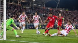 Klasemen Grup A3 UEFA Nations League . 2026/2027 setelah Inggris menang 7-0 atas Kroasia. (Ilustrasi Warta Garut )