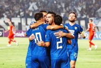 Balsa Sekulic merayakan gol dalam kemenangan Persib Bandung 2-0 atas Melbourne Victory pada pertandingan Grup E AFC Champions League Two di Stadion Si Jalak Harupat, Kabupaten Bandung, Rabu (28/10/2026). Foto: Web resmi Persib