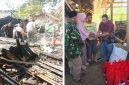Anggota DPRD Kabupaten Garut Yudha Puja Turnawan mengunjungi keluarga korban kebakaran di Desa Sindangprabu, Kecamatan Wanaraja, Sabtu (17/10/2026)