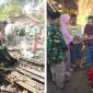 Anggota DPRD Kabupaten Garut Yudha Puja Turnawan mengunjungi keluarga korban kebakaran di Desa Sindangprabu, Kecamatan Wanaraja, Sabtu (17/10/2026)