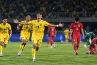 Timnas Malaysia merayakan kemenangan 6-0 atas Singapura pada laga terakhir Grup A FIFA ASEAN Cup 2026 di Stadion Si Jalak Harupat, Bandung, Kamis (1/10/2026).( Ilustrasi Warta Garut)