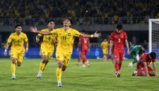 Timnas Malaysia merayakan kemenangan 6-0 atas Singapura pada laga terakhir Grup A FIFA ASEAN Cup 2026 di Stadion Si Jalak Harupat, Bandung, Kamis (1/10/2026).( Ilustrasi Warta Garut)