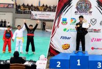 Muhammad Ghailan Septiadi, santri Al Mashduqi IIBS Garut, meraih Juara 1 Tanding Kelas B Remaja Pemula Putra pada G.O.S.S 2026.