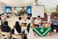 Ketua PDM Garut Dr. Agus Rahmat Nugraha memberikan materi pengenalan Muhammadiyah kepada mahasiswa baru IMDA Garut, Kamis (1/10/2026).