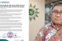 Ketua Pimpinan Daerah Muhammadiyah (PDM) Garut, Dr. Agus Rahmat Nugraha, terkait dukungan terhadap imbauan PP Muhammadiyah untuk menghormati putusan Mahkamah Konstitusi dan menjaga kondusivitas bangsa.