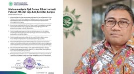 Ketua Pimpinan Daerah Muhammadiyah (PDM) Garut, Dr. Agus Rahmat Nugraha, terkait dukungan terhadap imbauan PP Muhammadiyah untuk menghormati putusan Mahkamah Konstitusi dan menjaga kondusivitas bangsa.