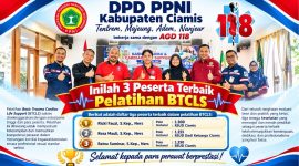 Tiga perawat meraih predikat peserta terbaik dalam Pelatihan Basic Trauma Cardiac Life Support atau BTCLS yang diselenggarakan DPD PPNI Kabupaten Ciamis bekerja sama dengan AGD 118.